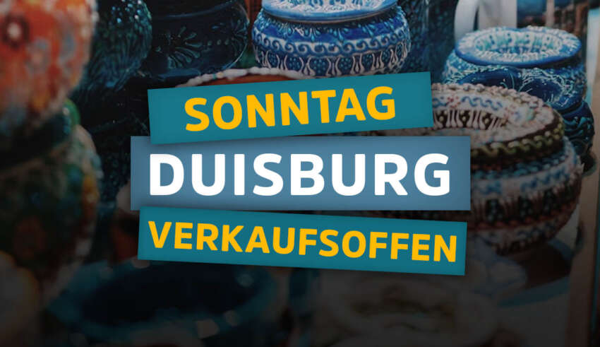 Verkaufsoffener Sonntag in Duisburg