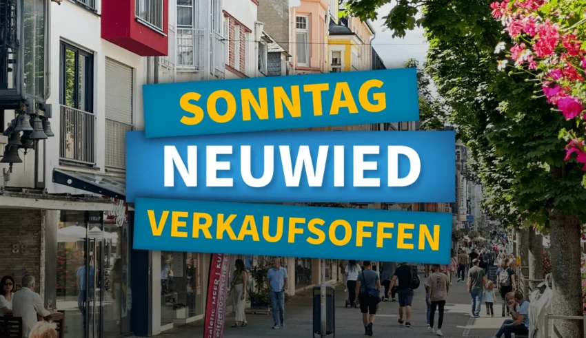 Verkaufsoffener Sonntag in der Innenstadt von Neuwied